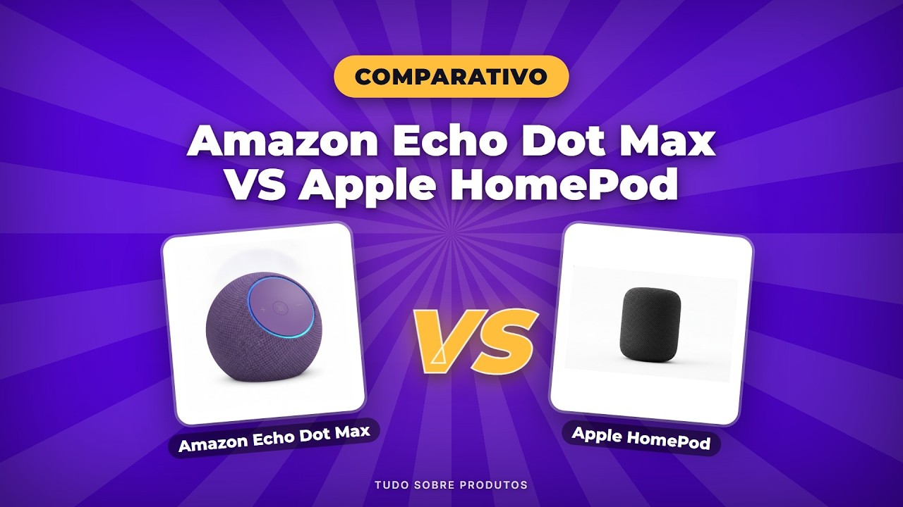 Capa: Echo Dot Max vs HomePod: Qual Smart Speaker domina em 2026?