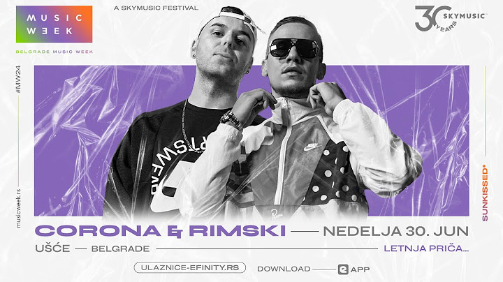 Corona x Rimski - Live (Belgrade Music Week 24)