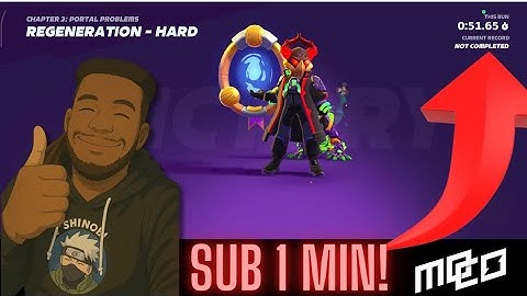 🌿 Regeneration HARD MODE Beaten in Under 1 Minute! | MO.CO Chapter 2 Speedrun 🌿