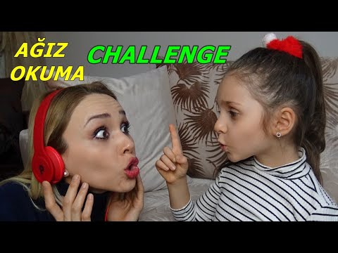 Lina İle Ağız Okuma Challenge Oyunu Oynadık Çok Eğlendik | Komik Çocuk Videosu