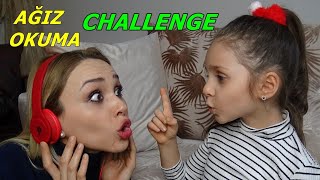 Lina İle Ağız Okuma Challenge Oyunu Oynadık Çok Eğlendik Komik Çocuk Videosu