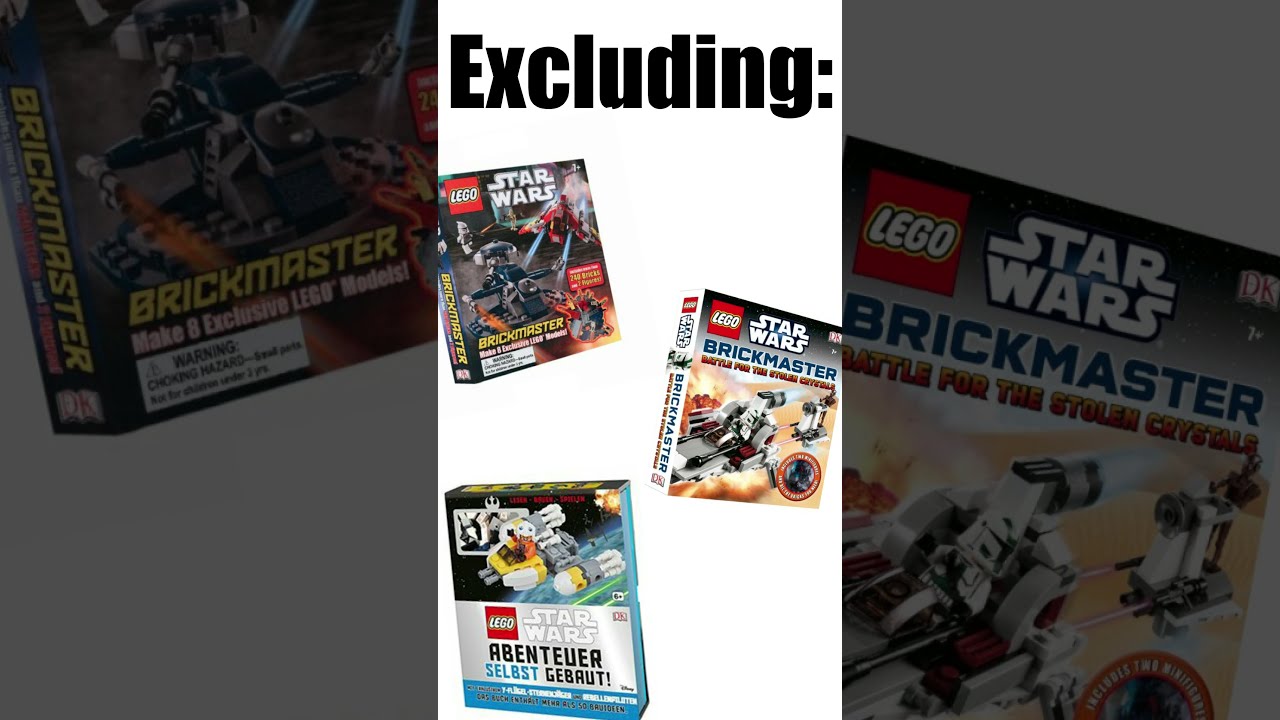 EVERY Lego STAR WARS Book - Part 1!!! 