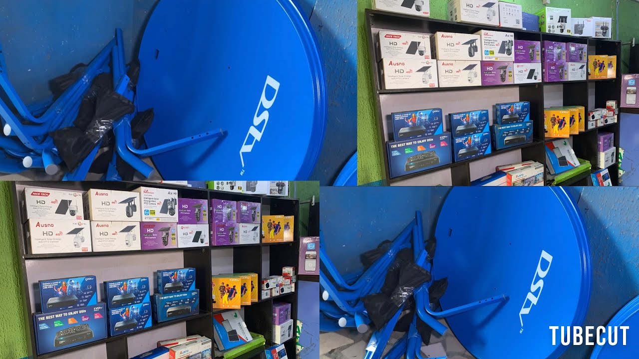 Цены на свет в Бенин-Сити, такие как камеры видеонаблюдения, антенны DSTV, декодеры, Go Tv, в Бен...