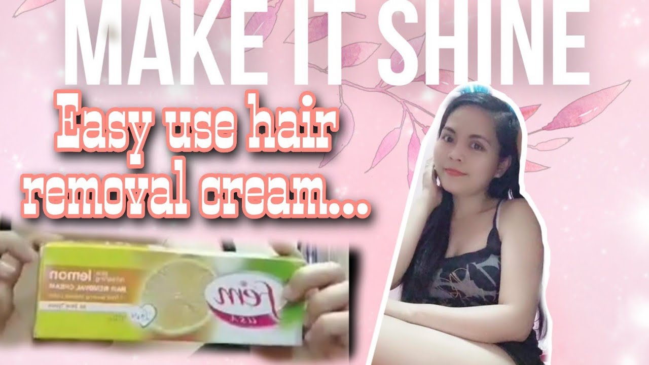 Hair removal cream use. YouTube