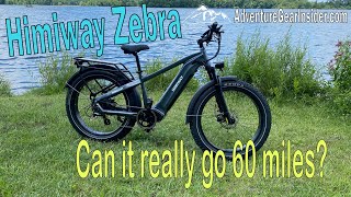 Himiway Zebra Long Range Fat Tire E-Bike - Can it really go 60 miles on a charge?