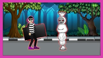 Pocong Lucu Vs Pencuri TV - Untung ada Pocong - Kartun Pocong Lucu #pocong #lucu