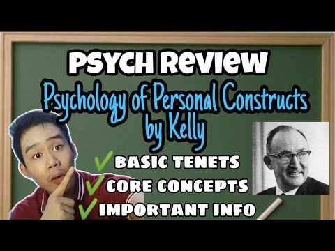 PSYCH REVIEW | Personal Construct Theory | Theories of Personality