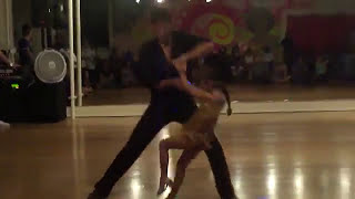 Daniela Avanzini With Daddy Rafael Avanzini. Salsa Samba. 5 Years Old