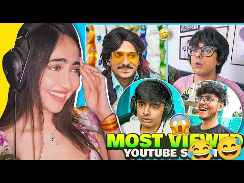 I Watched Indian YouTubers Most Viewed Shorts ‎@KaashPlays   reaction