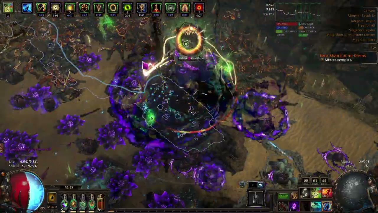 POE 3.27 Pathfinder Toxic Rain - 8mod Farm&Huge Explode Expedition