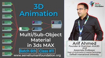 Multi/Sub-Object Material in 3ds MAX | Freelancing Bangla Tutorial | Batch 6th | Class 11