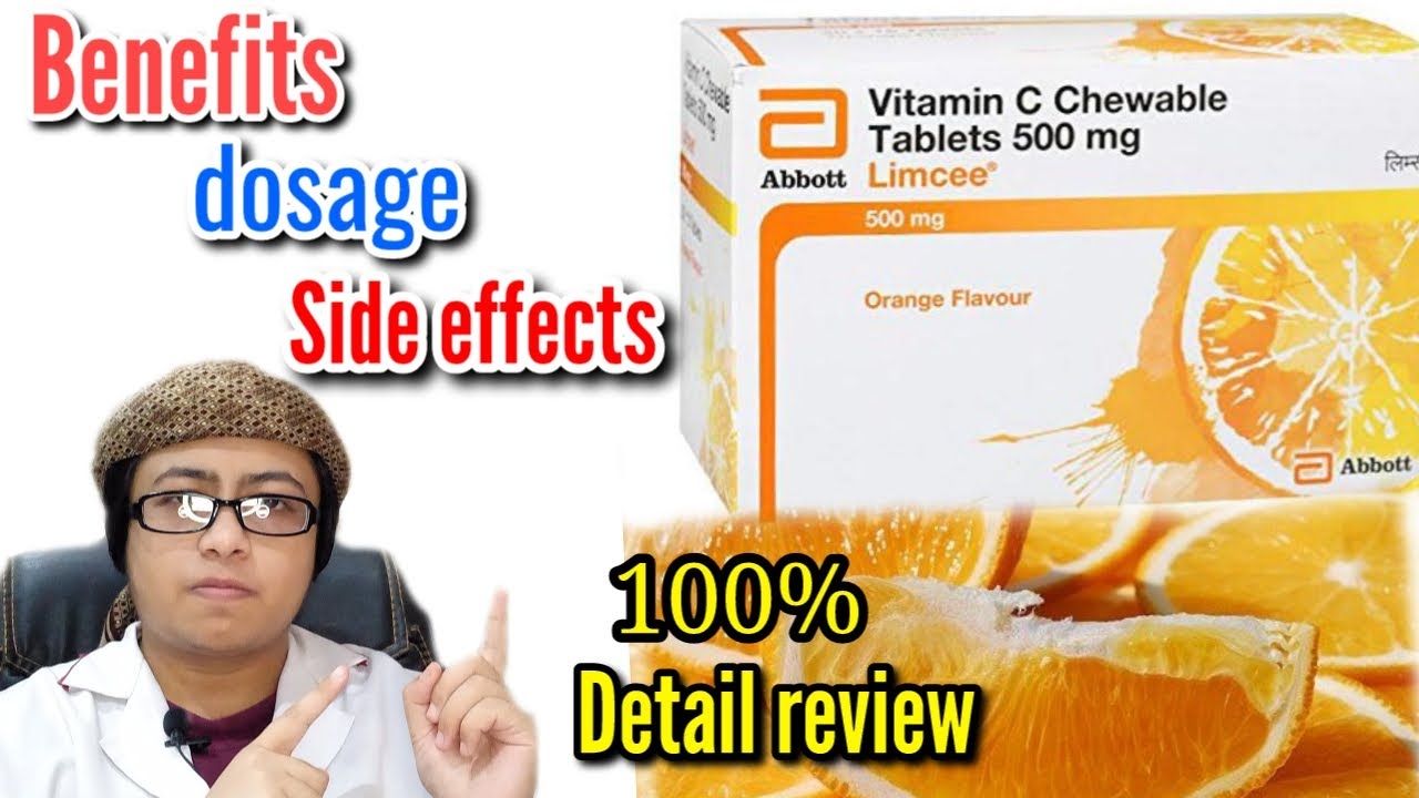 Limcee 500mg Benefits Limcee Dosage Vitamin C Tablet Side Effect Hindi Urdu Youtube