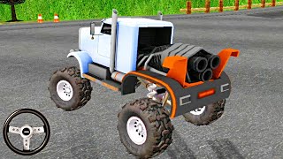 Jogo de Carros de Corrida Desenho (Monster Truck Racing Games Android Gameplay) screenshot 5