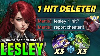 GLOBAL LESLEY BEST 1 HIT BUILD SOLO RANKED NEW SEASON 2026 💥 (pls try)!! - MLBB