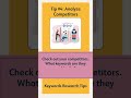 5 Keywords Research Tips