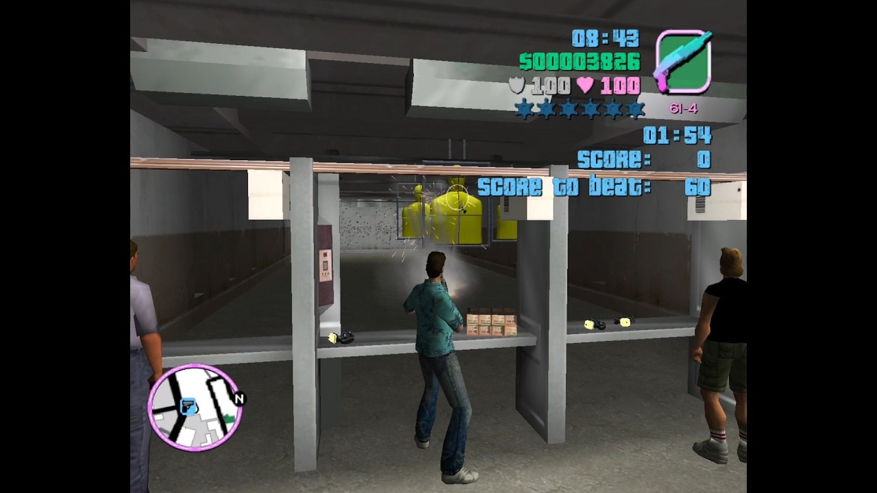 GTA Vice City - The Shootist Mission - All Weapons