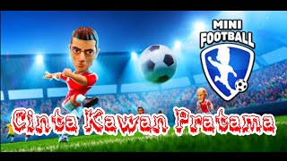 permainan game play MINI FOOTBALL versi jin botol vs online | saksikan sama-sama screenshot 3