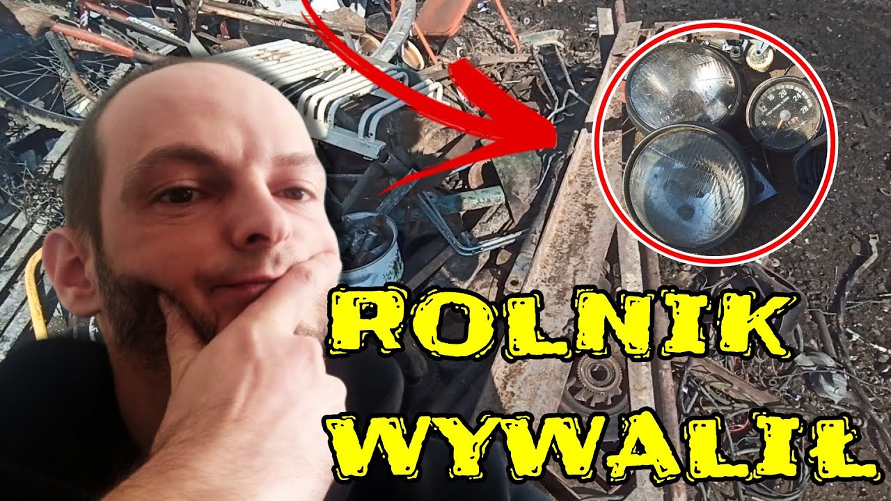 Zobacz co Rolnik wywiózł na skup złomu Mega trafienie