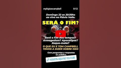 Armagedon? Fim dos tempos? Apocalipse? Xeque-mate? - Mario Jorge - Tom Campbell