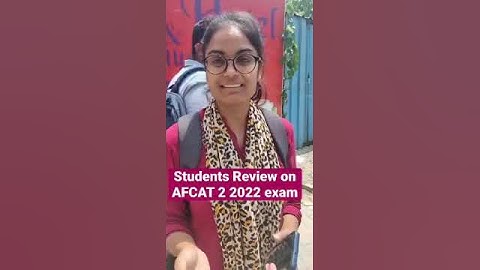 Students Review On AFCAT 2 2022 Analysis #shorts #afcatanalysis #afcatanalysis2022 #afcatanswerkey