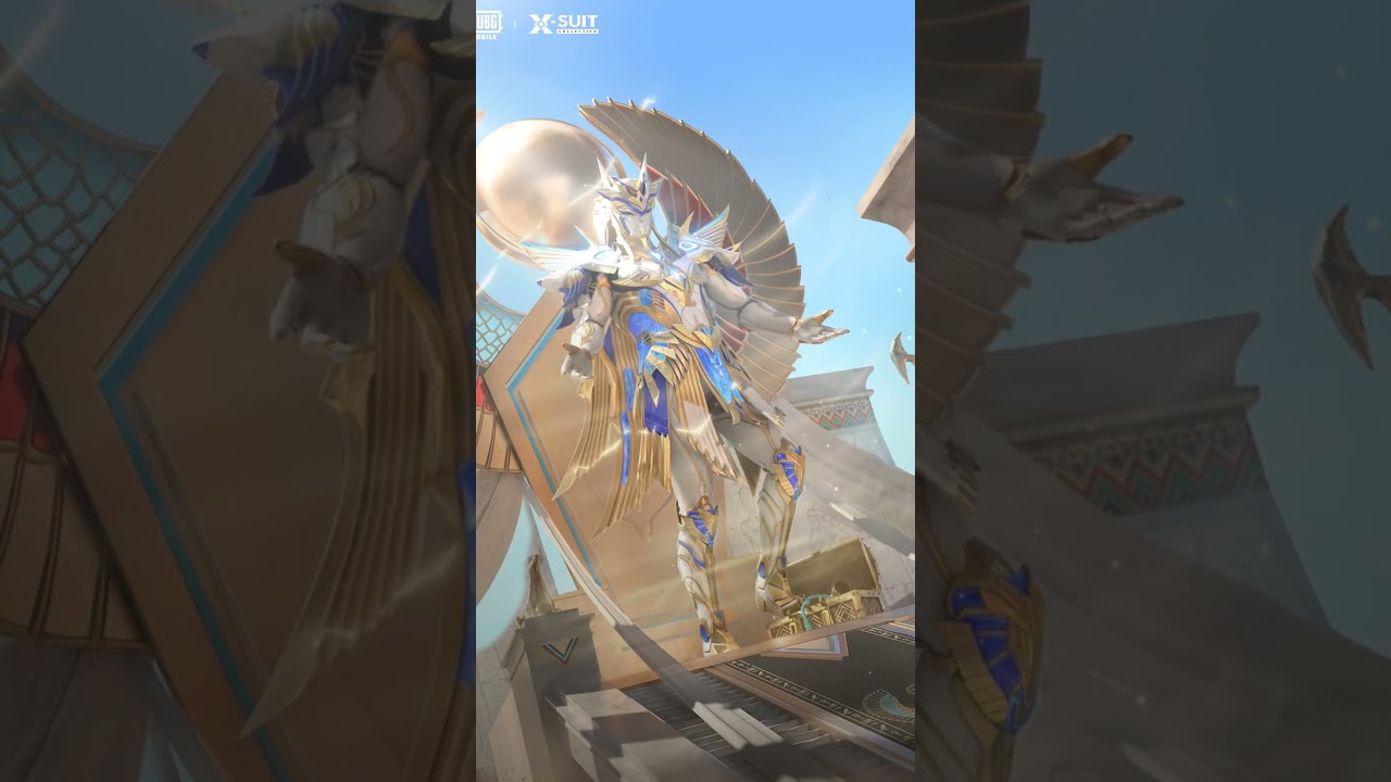 PUBG Mobile | Golden Pharaoh X-Suit Animated Wallpaper — FREE Download After Subscribing