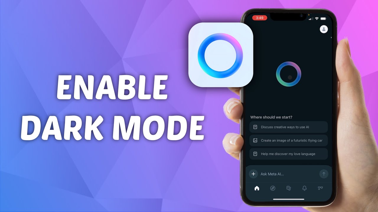 How to Enable Dark Mode in Meta AI