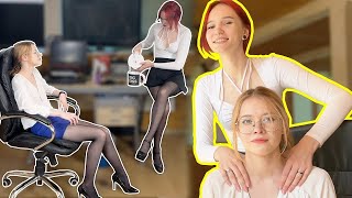 Rollenspel tussen baas en secretaresse | Nieuw drama voor de eerste dag van de secretaresse!