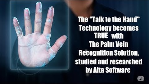 [ALTA SOFTWARE] PALM VEIN RECOGNITION SOLUTION FOR ACCESS CONTROL & BIOMETRICS CONTACTLESS PAYMENT