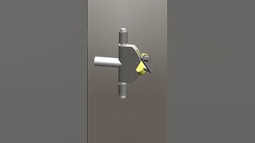 Mechanical Movement (Part 25) Oblique Crank Rocker Mechanism #mechanism #animation