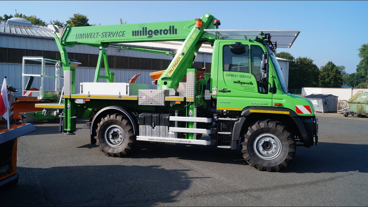 Onlinemotor Unimog U 219 mit Palfinger teleskopierbarer