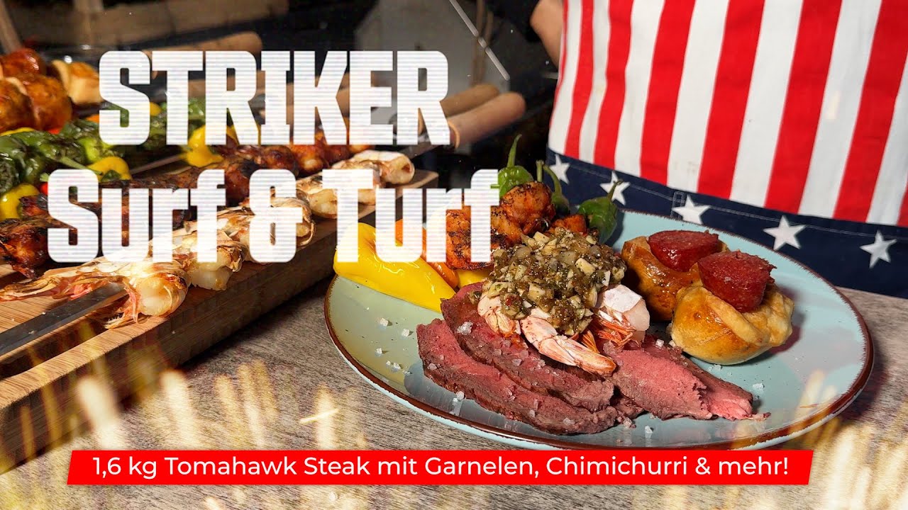 Johnny's All in Grillplatte - Striker Surf & Turf | Die Grillshow  #bbq #foodporn #outdoorcooking