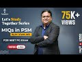 Lets study together series miqs in psm for neet pg exam by dr vivek jain