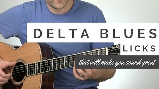 Delta Blues Licks that Will Make You Sound Awesome | Tuesday Blues #131