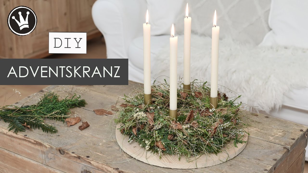 DIY - ADVENTSKRANZ selber binden