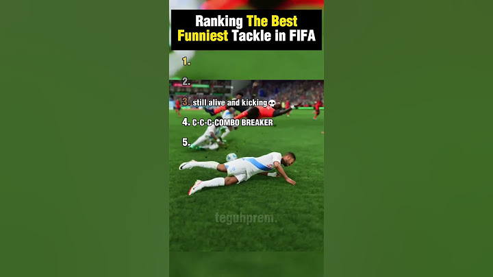 Ranking The Best Funniest Tackle in FIFA #fifa #eagames #football #shorts