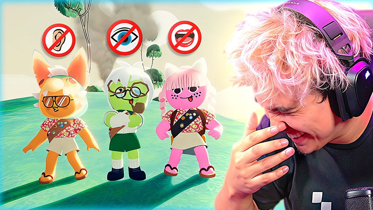 UNO ES SORDO, OTRO CIEGO Y OTRO MUDO 😳 PEAK con MODS | Kick Stream