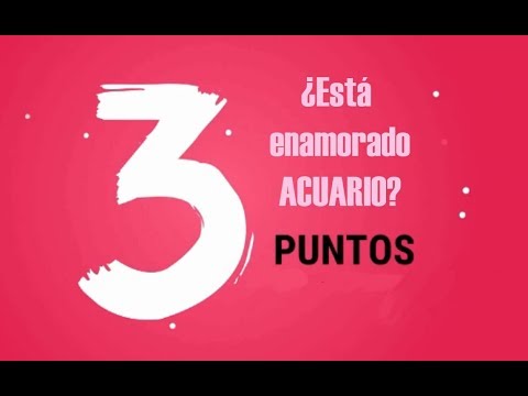 Video: Cómo Se Comporta Acuario Enamorado