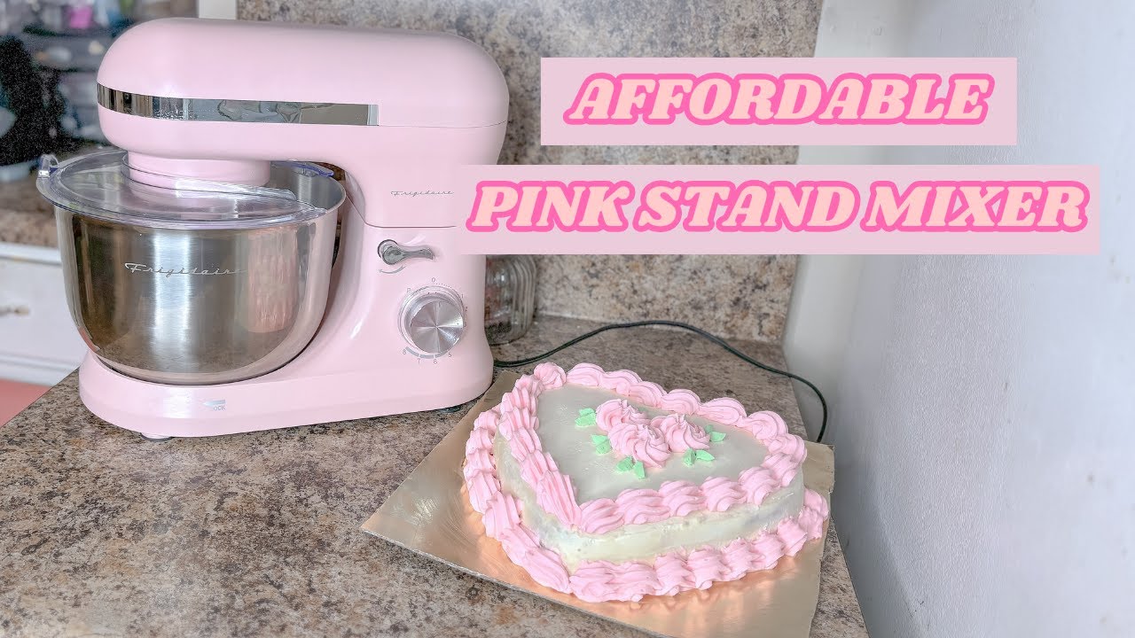 Frigidaire Stand Mixer Review & Demo Affordable Pink Stand Mixer