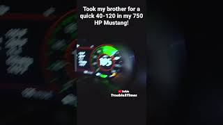 Scaring My Brother Trouble2Times In My 750 Hp Mustang