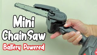 Mini Chainsaw Unboxing and DEMO (2023)