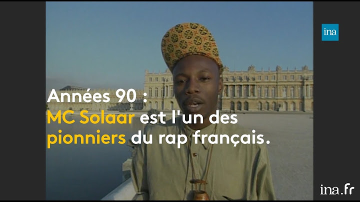 MC Solaar, the poet of French rap | Franceinfo INA