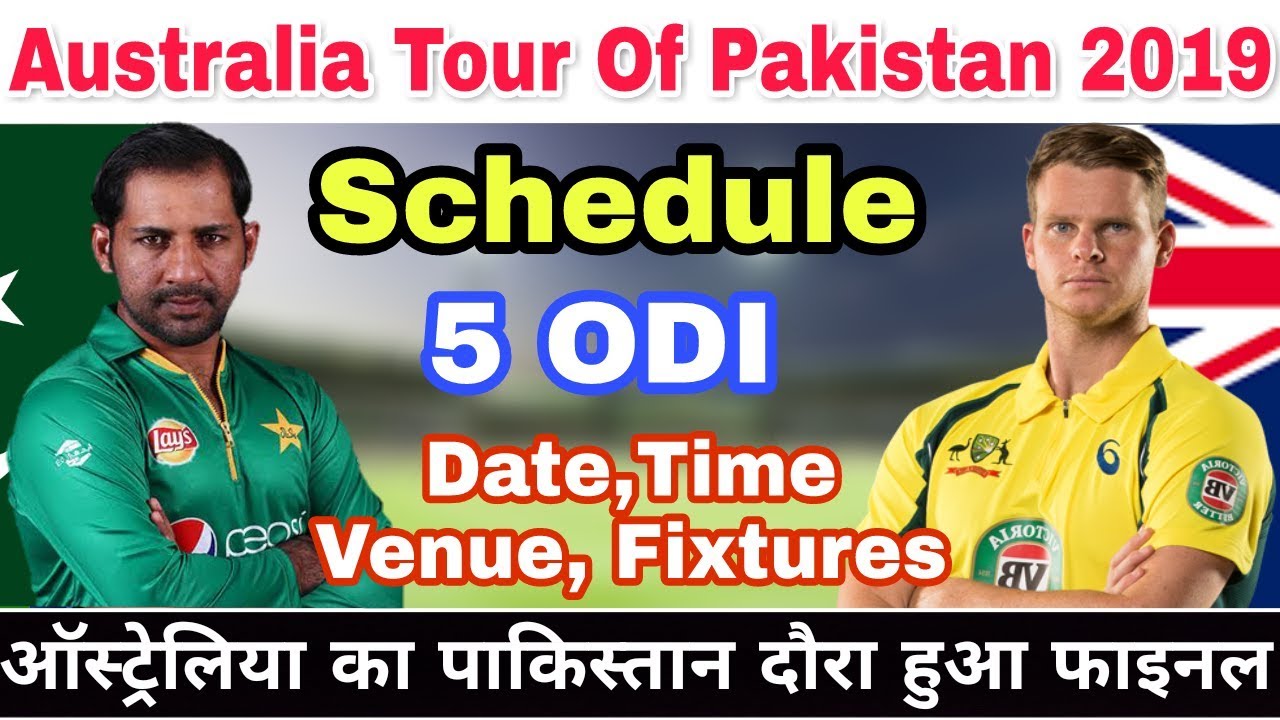 australia tour of pakistan 2019