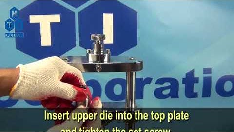 MSK 160D Die set assembly disassembly trouble shooting