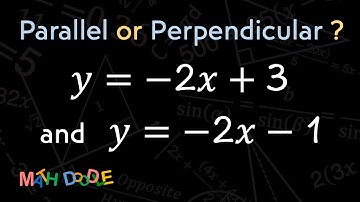 [Bite-Size Guide] Are the Lines “𝑦 = –2𝑥 + 3” and “𝑦 = –2𝑥 – 1” Parallel or Perpendicular? | Algebra
