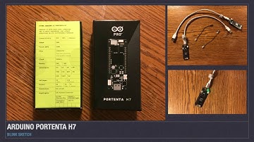 Arduino Portenta H7 - Serial Blink LED