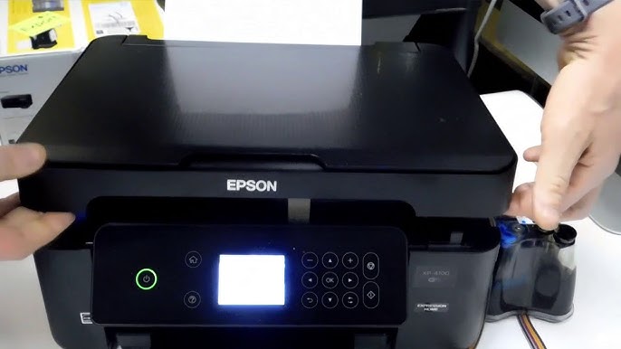 Epson XP-4100 CHIPLESS Sublimation Printer Bundle With Refillable