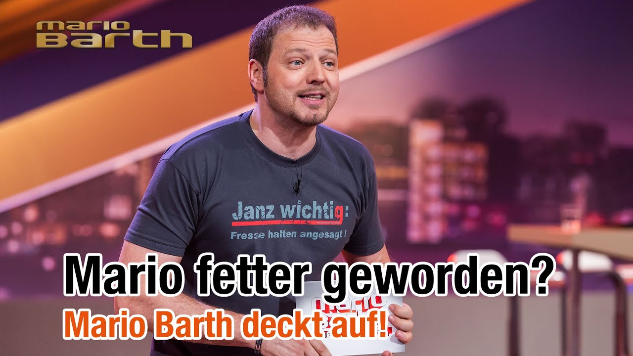 Kurz vor der Sendung: Mario fetter geworden? MARIO BARTH DECKT AUF! Kurz vor der Sendung: Mario fetter geworden? MARIO BARTH DECKT AUF!