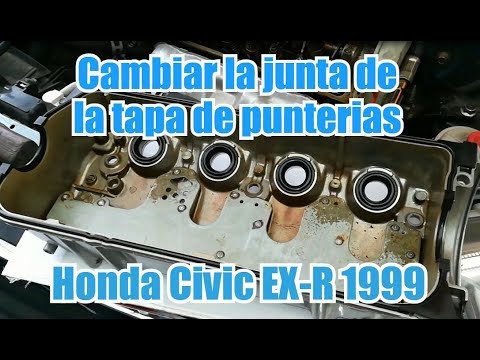 Video: ¿Cómo se cambia la junta de la tapa de la válvula en un Honda Civic 2000?