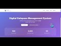 Hostel Gatepass Management System | Full-Stack PHP Project with QR Code Scanner