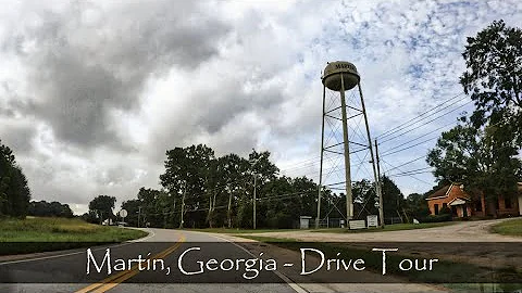 Martin, Georgia - Driving Tour - 4K